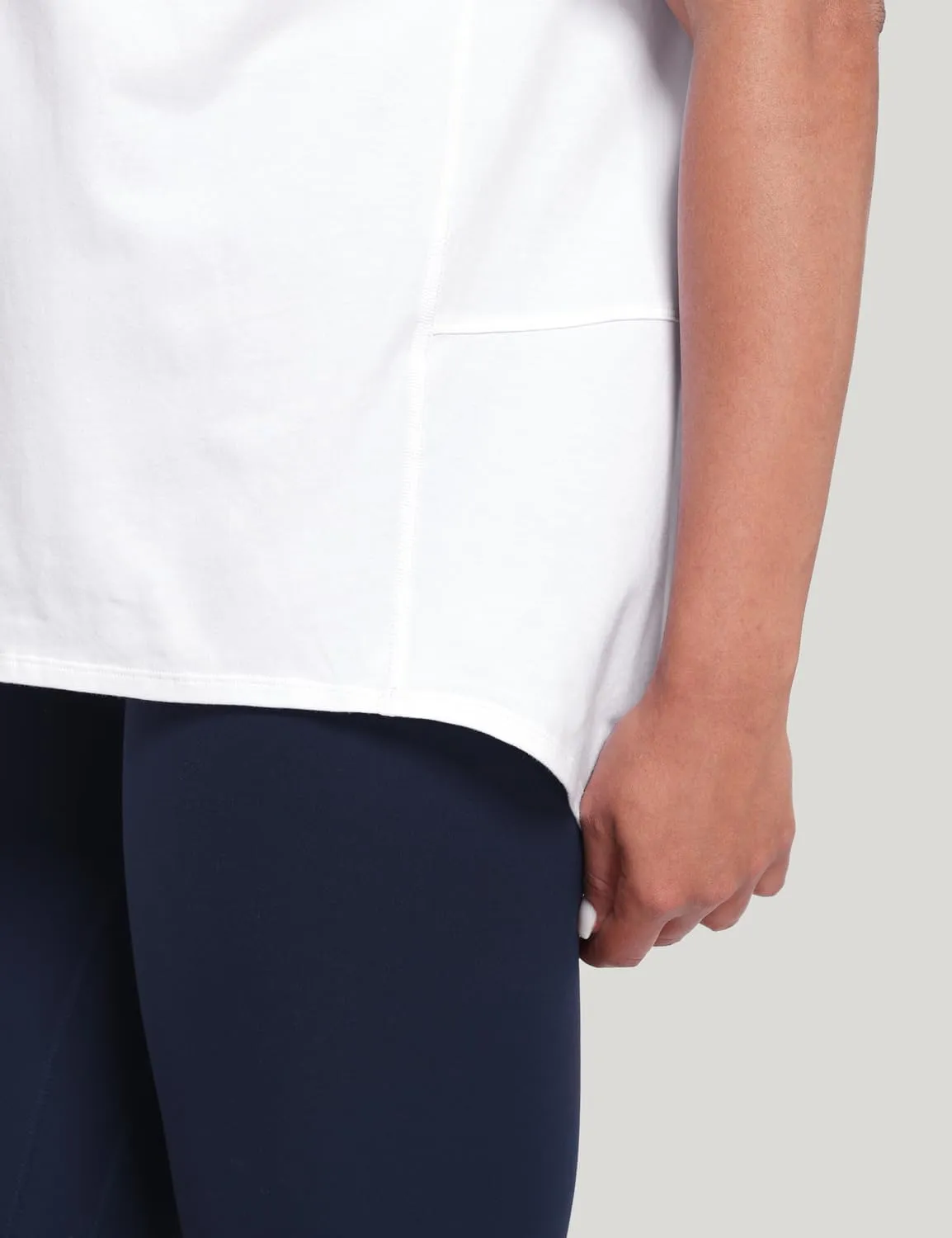 HeyNuts Women's Pima Cotton Short Sleeve Workou Shirt Boat Neck Loose Fit T-Shirts Athletic Tops Casual Shirts