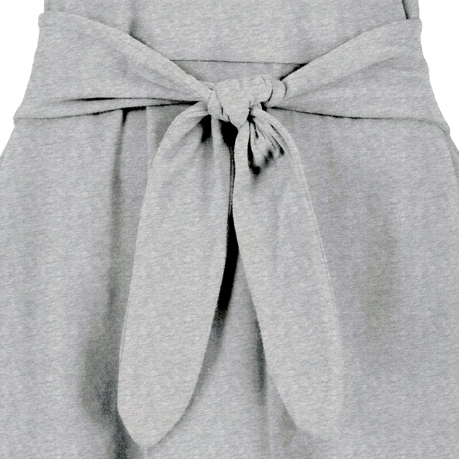 Hope & Henry Women's Short Sleeve Tie-Front Knit Dress