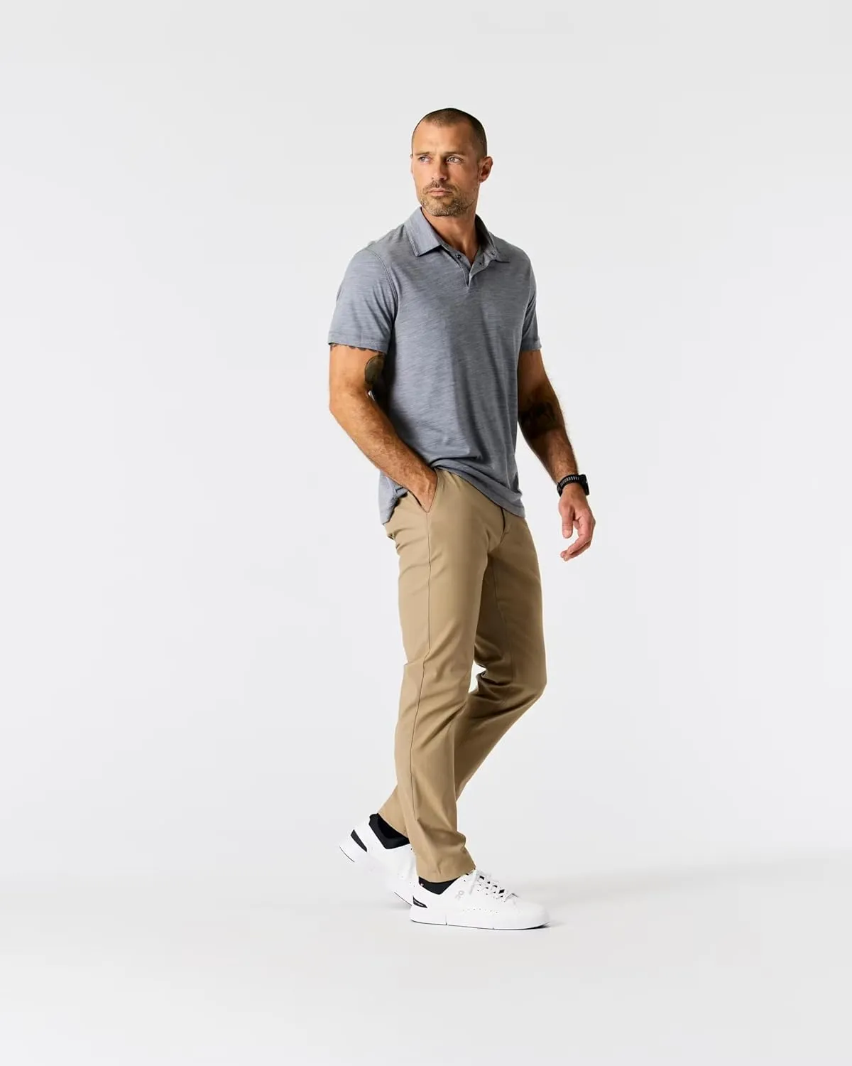 Huckberry Proof Nomad Performance Chino- Wrinkle Resistant Mens Pant, Stretch Fit Chino Pants