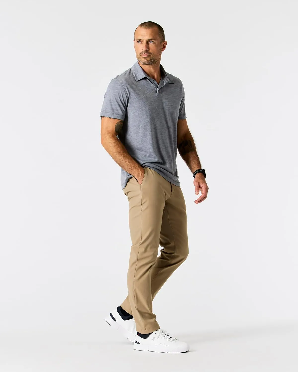 Huckberry Proof Nomad Performance Chino- Wrinkle Resistant Mens Pant, Stretch Fit Chino Pants