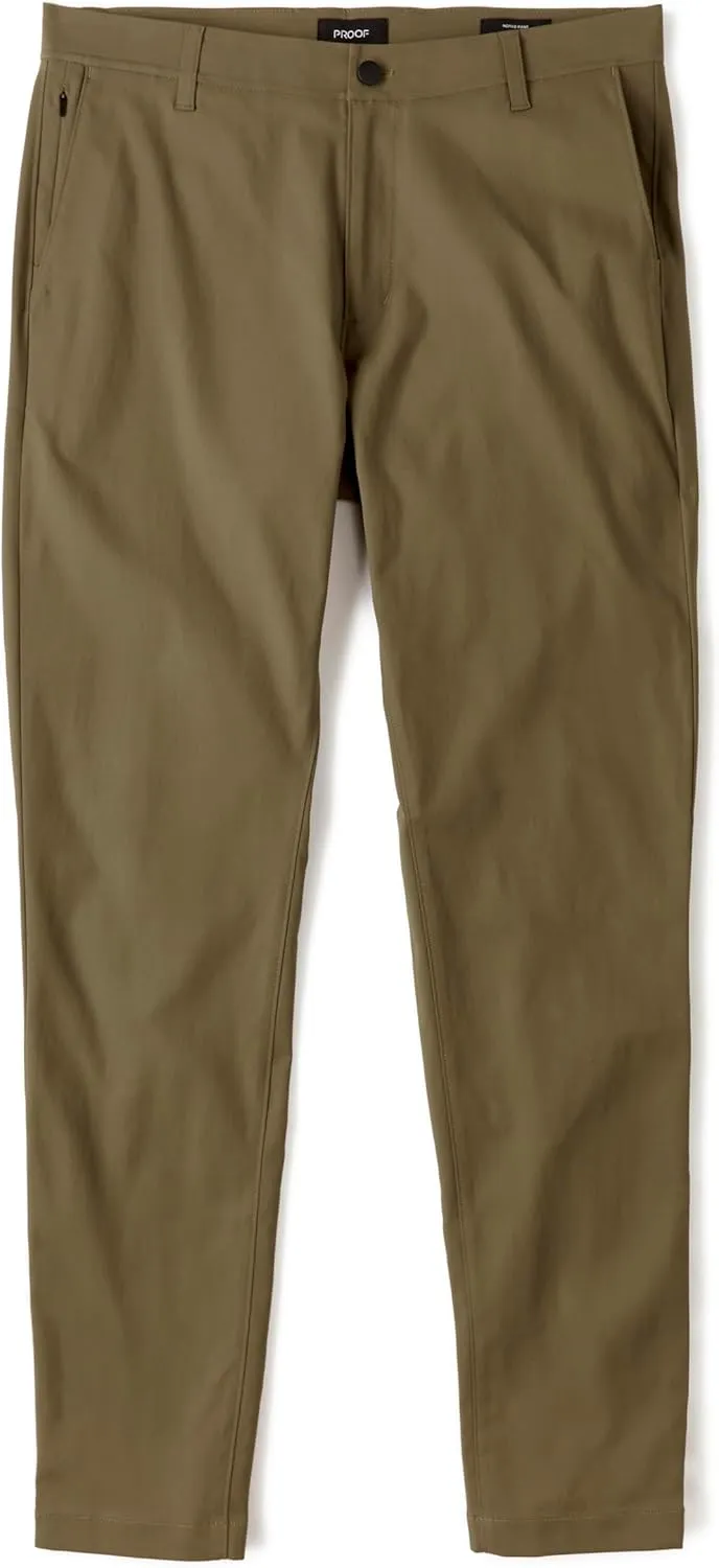 Huckberry Proof Nomad Performance Chino- Wrinkle Resistant Mens Pant, Stretch Fit Chino Pants