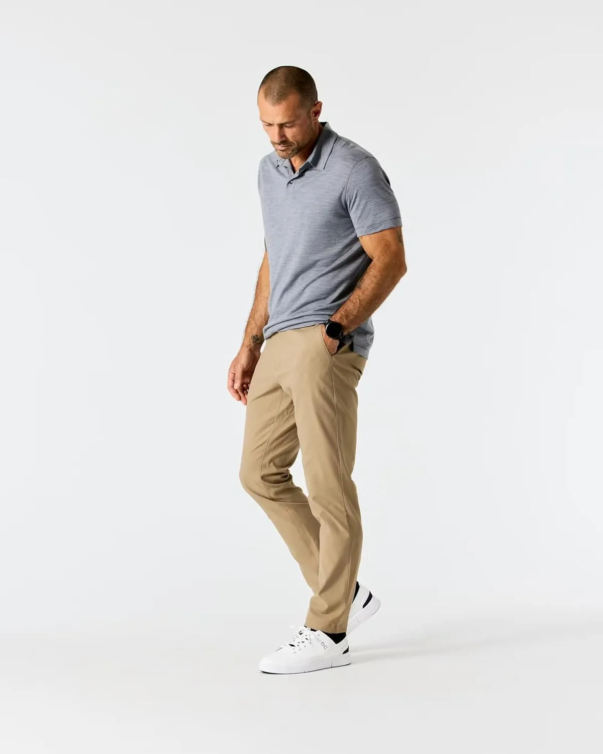 Huckberry Proof Nomad Performance Chino- Wrinkle Resistant Mens Pant, Stretch Fit Chino Pants
