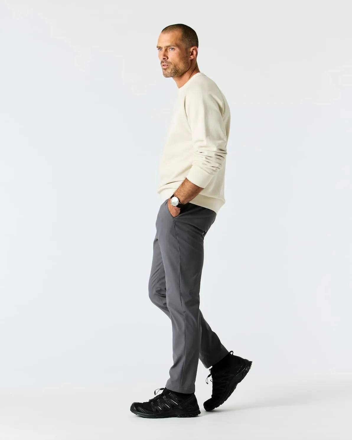 Huckberry Proof Nomad Performance Chino- Wrinkle Resistant Mens Pant, Stretch Fit Chino Pants