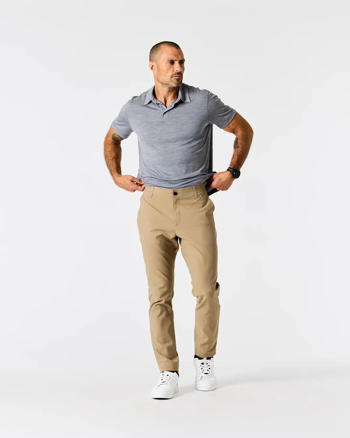 Huckberry Proof Nomad Performance Chino- Wrinkle Resistant Mens Pant, Stretch Fit Chino Pants