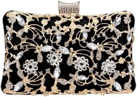 Inlay Rhinestones Evening Bag French Versatile Clutch Purses