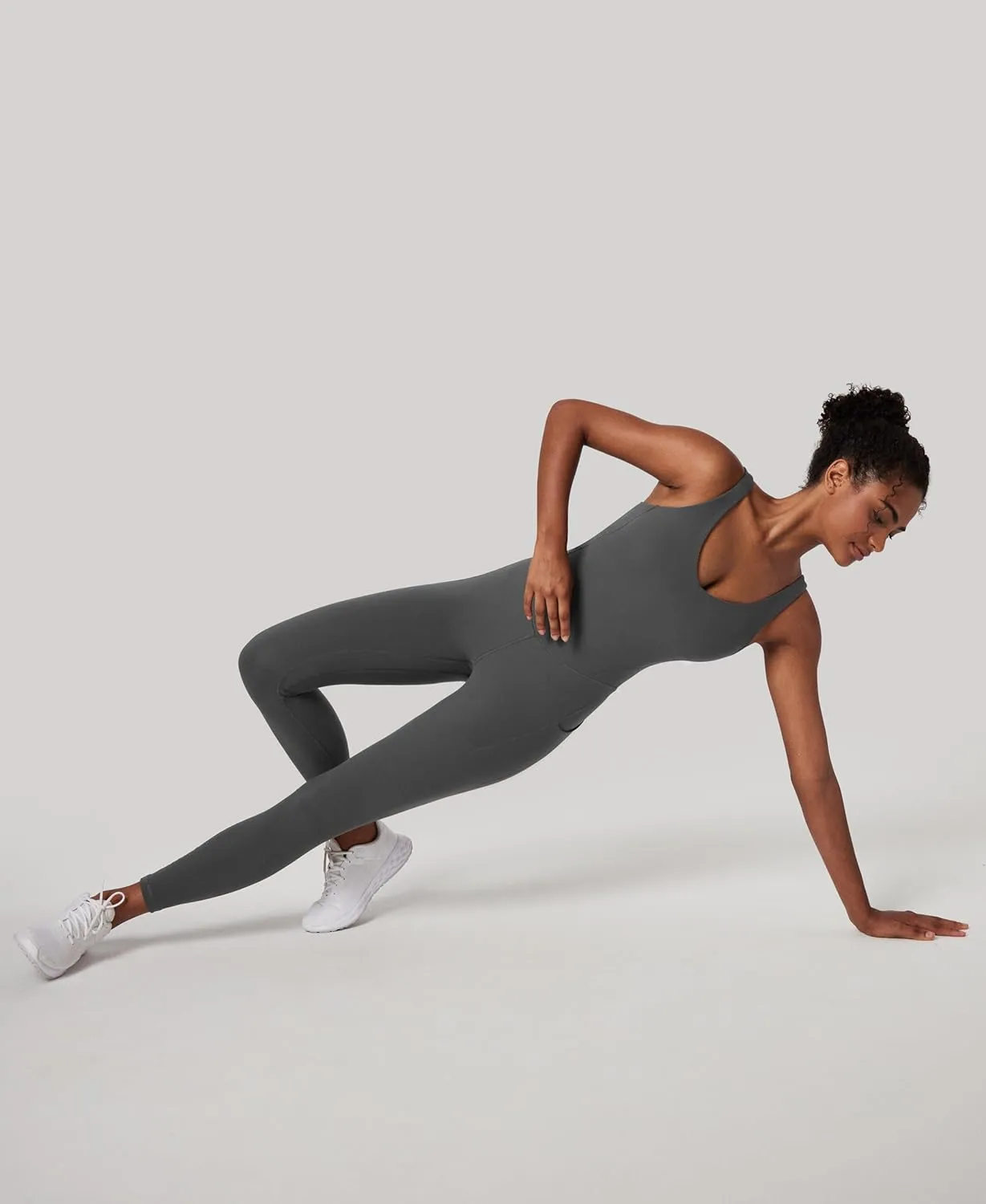 IUGA One Piece Jumpsuits for Women Tummy Control Athletic Romper Workout Bodycon Jumpsuit With Built-in Bras
