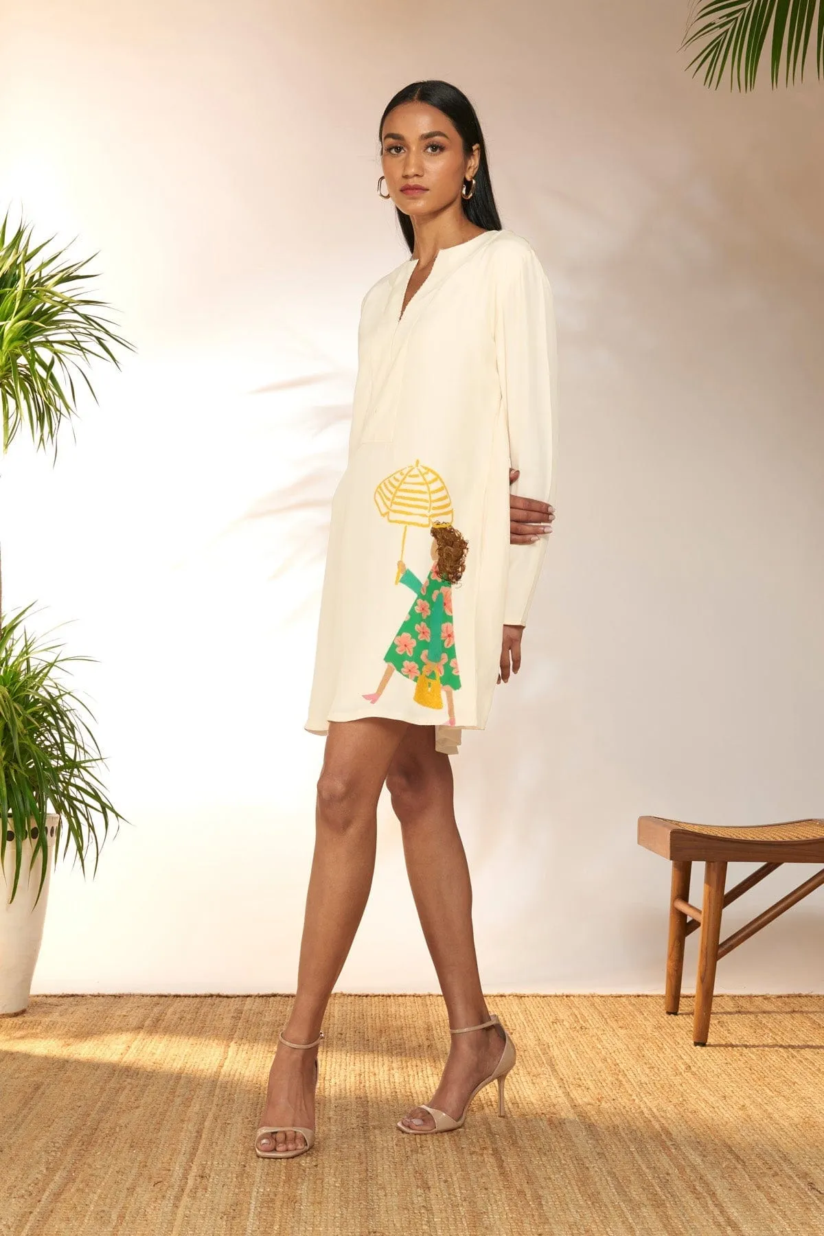 Ivory Sunny Day Mini Dress