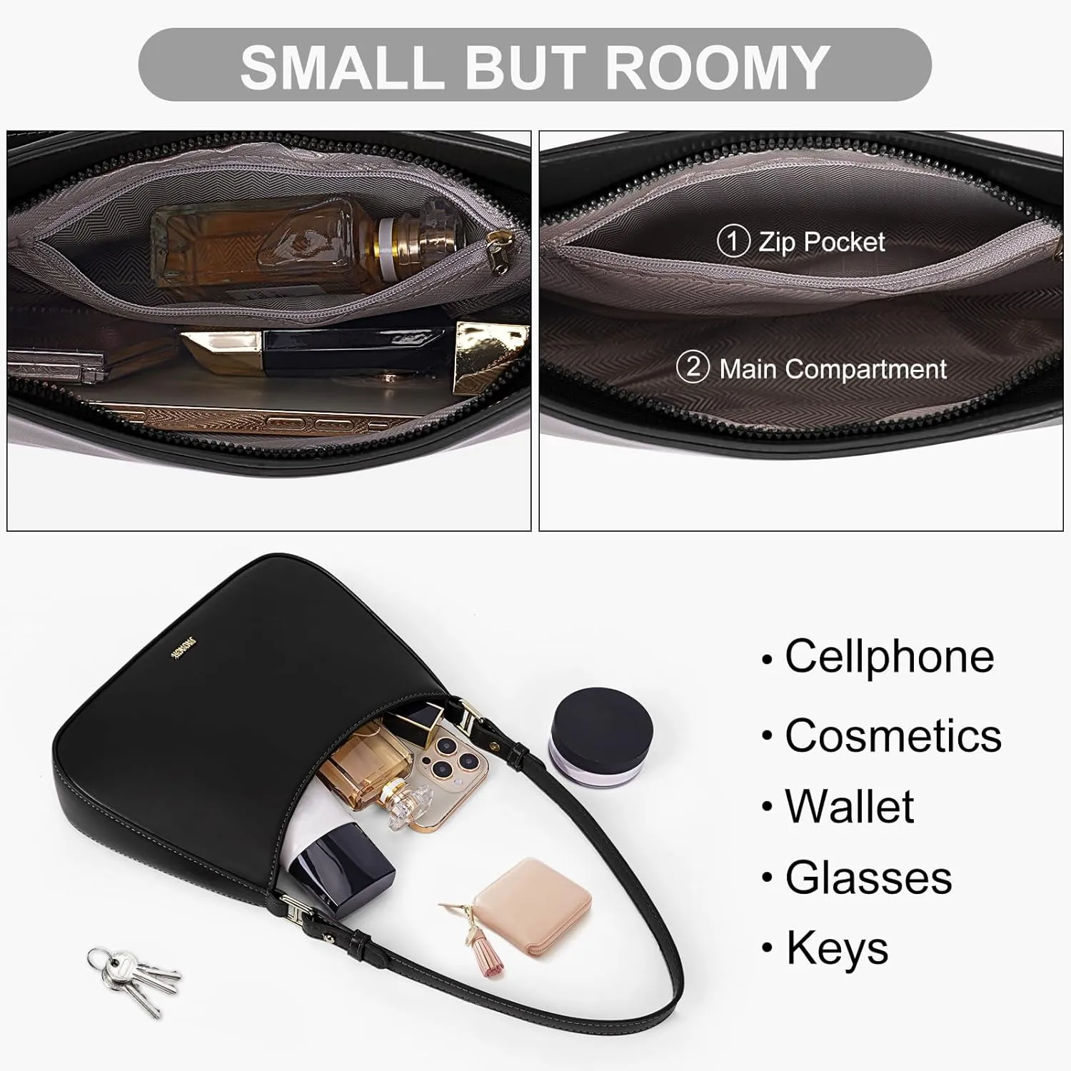 Juoxeepy Small Shoulder Bag Cute Purse for Women Y2K Crossbody Bag Fall Fashion Handbag Purse Trendy Satchel Bag