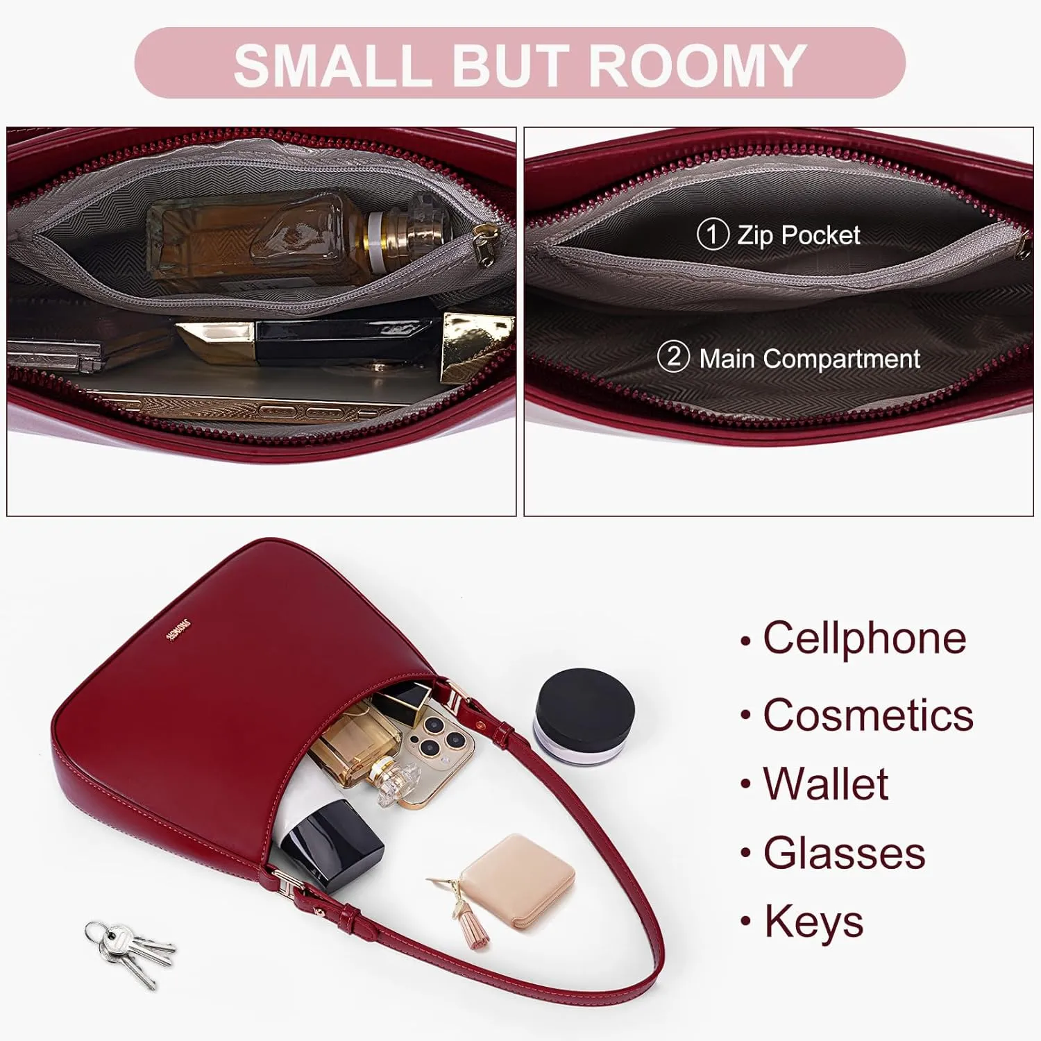 Juoxeepy Small Shoulder Bag Cute Purse for Women Y2K Crossbody Bag Fall Fashion Handbag Purse Trendy Satchel Bag