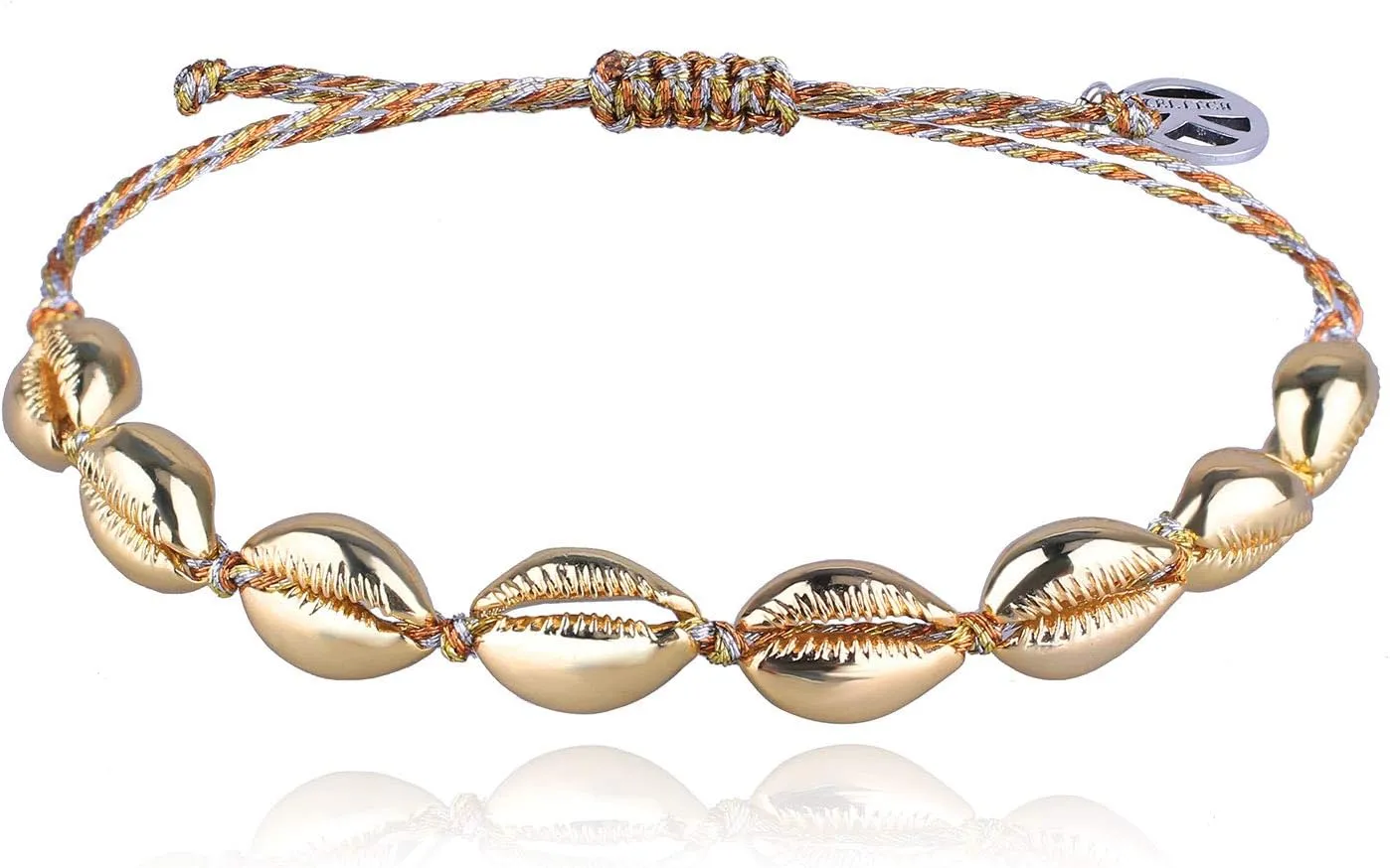 KELITCH Gold Sea Shell Bracelet Handmade Bohemia Cowry Beads Charm Bracelets Women Beach Boho Jewelry