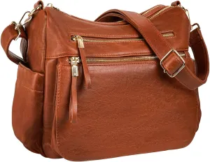 KOGTLA Women's Crossbody Shoulder Bag Roomy Multi Pockets Purse Handbag Travel Satchel Hobo Messenger Bag