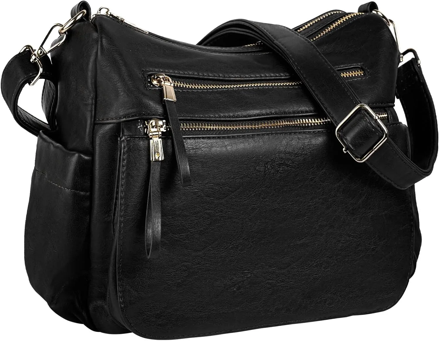 KOGTLA Women's Crossbody Shoulder Bag Roomy Multi Pockets Purse Handbag Travel Satchel Hobo Messenger Bag