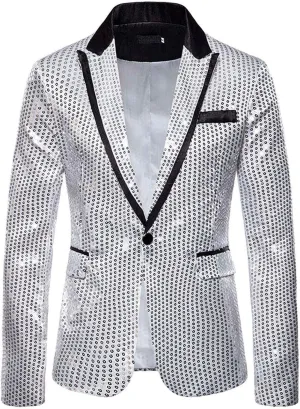 LCMTWX Blazers for Men Men's Fashion Coats Casual Pocket Button Suit Jacket Buckle Loved Printed Track Suit Set for Men