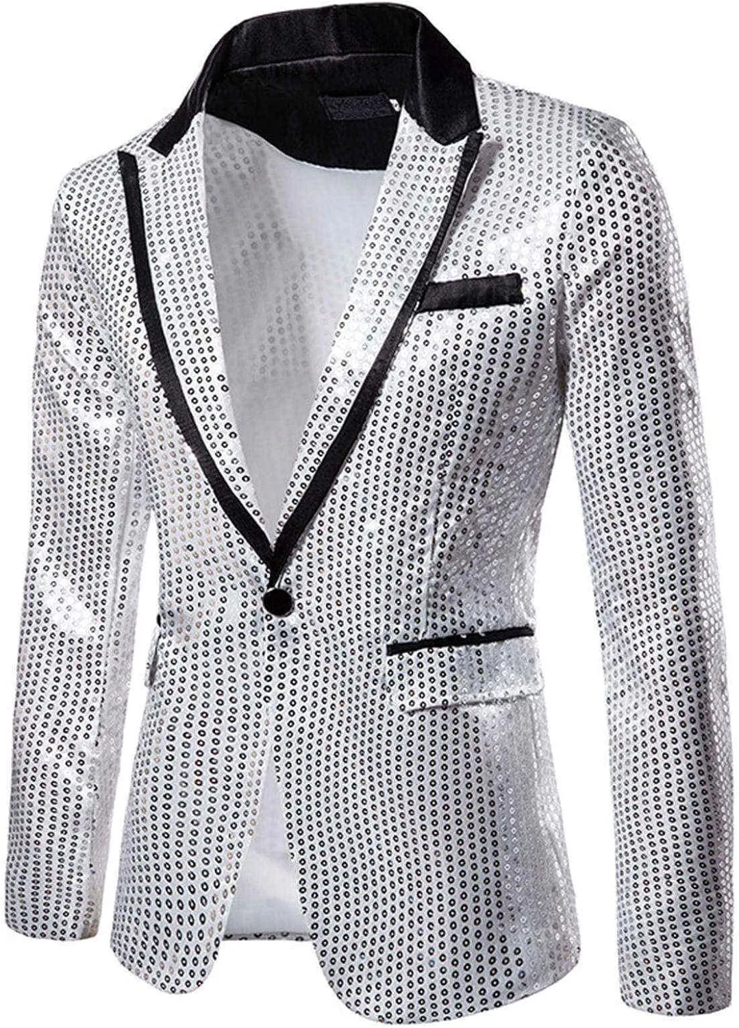 LCMTWX Blazers for Men Men's Fashion Coats Casual Pocket Button Suit Jacket Buckle Loved Printed Track Suit Set for Men