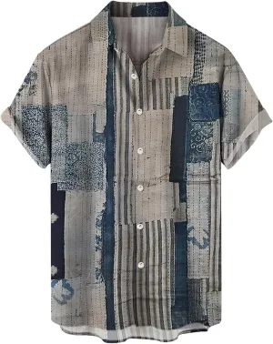 LCMTWX Mens Short Sleeve Button Down Shirts Shirt Casual Fashion Black Shirt Mens Shirts Shirts for para Hombres Mens