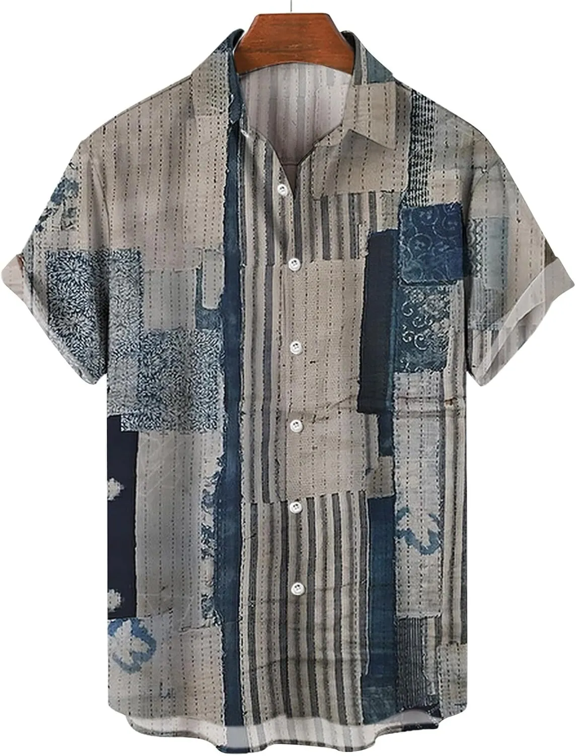 LCMTWX Mens Short Sleeve Button Down Shirts Shirt Casual Fashion Black Shirt Mens Shirts Shirts for para Hombres Mens
