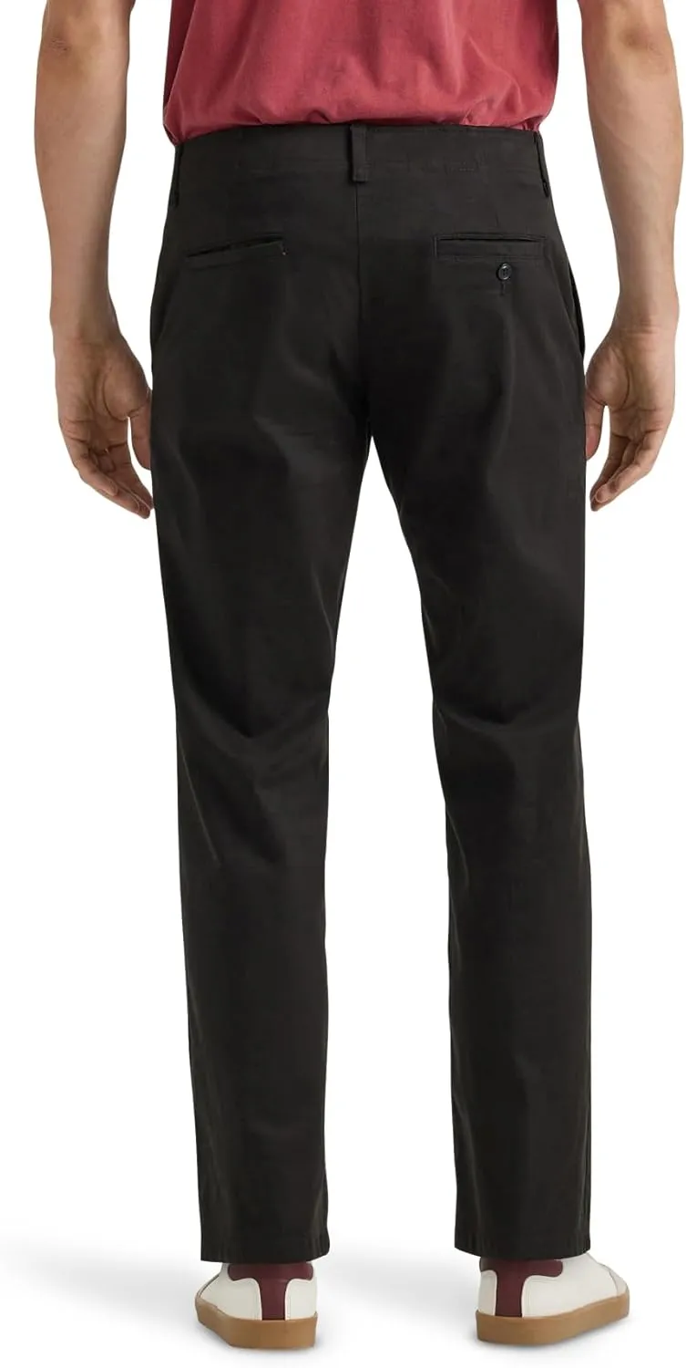 Lee Men's Extreme Motion Flat Front Regular Straight Pant