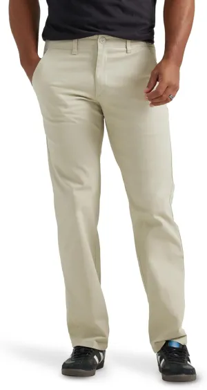 Lee Men's Extreme Motion Flat Front Regular Straight Pant