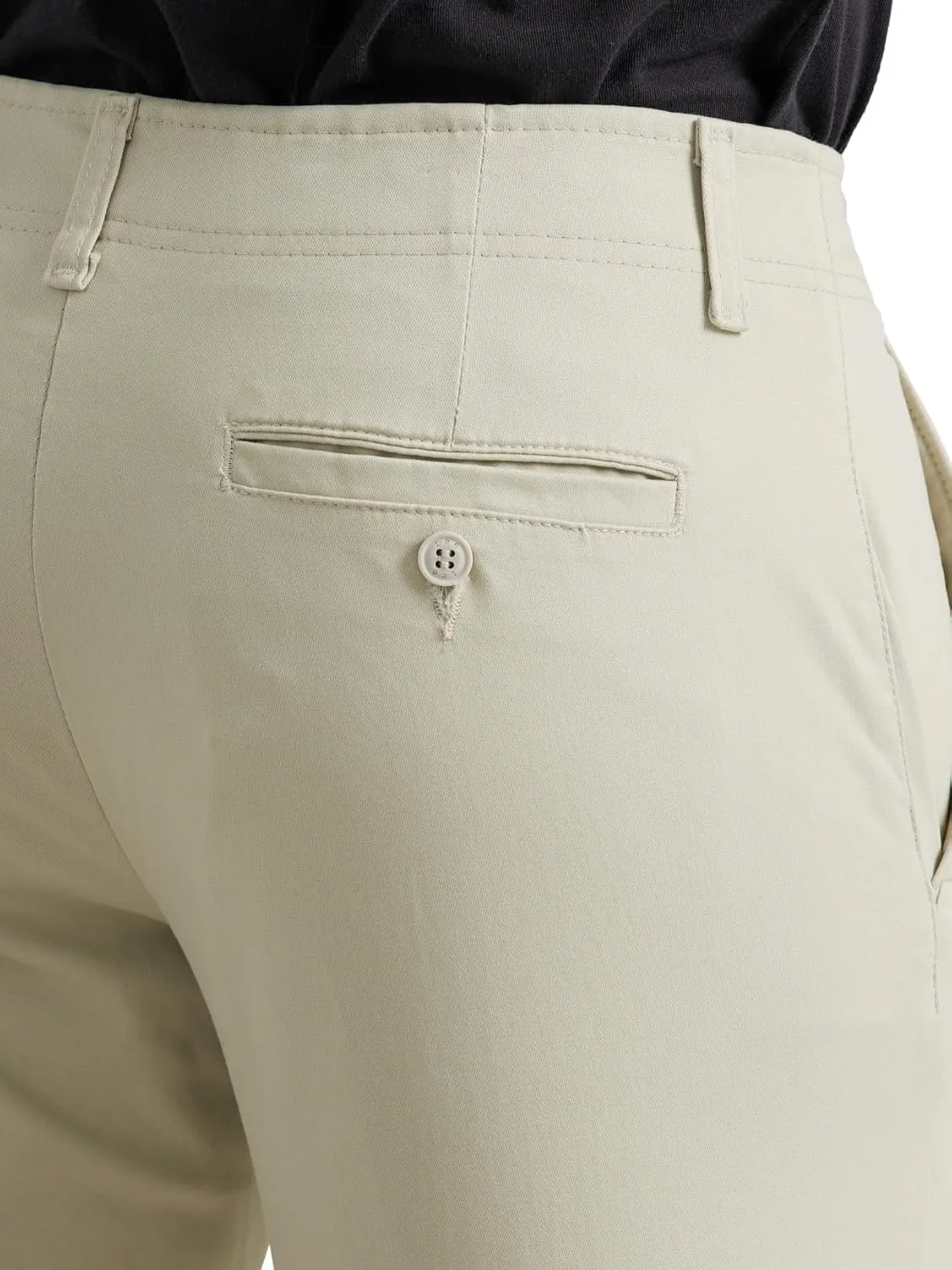 Lee Men's Extreme Motion Flat Front Regular Straight Pant