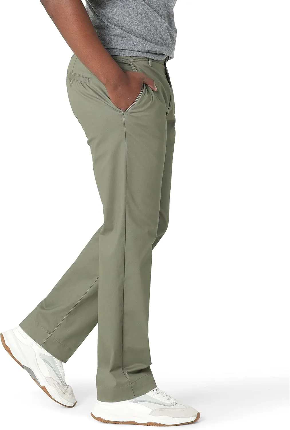 Lee Men's Extreme Motion Flat Front Regular Straight Pant
