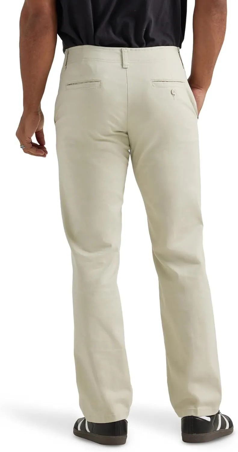 Lee Men's Extreme Motion Flat Front Regular Straight Pant