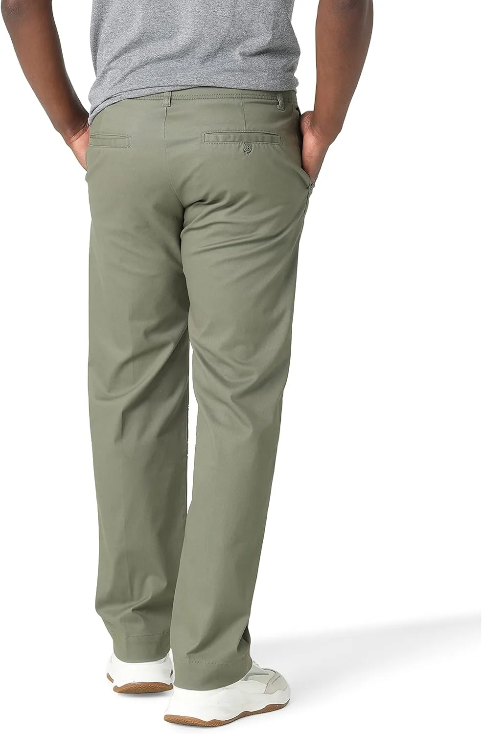 Lee Men's Extreme Motion Flat Front Regular Straight Pant