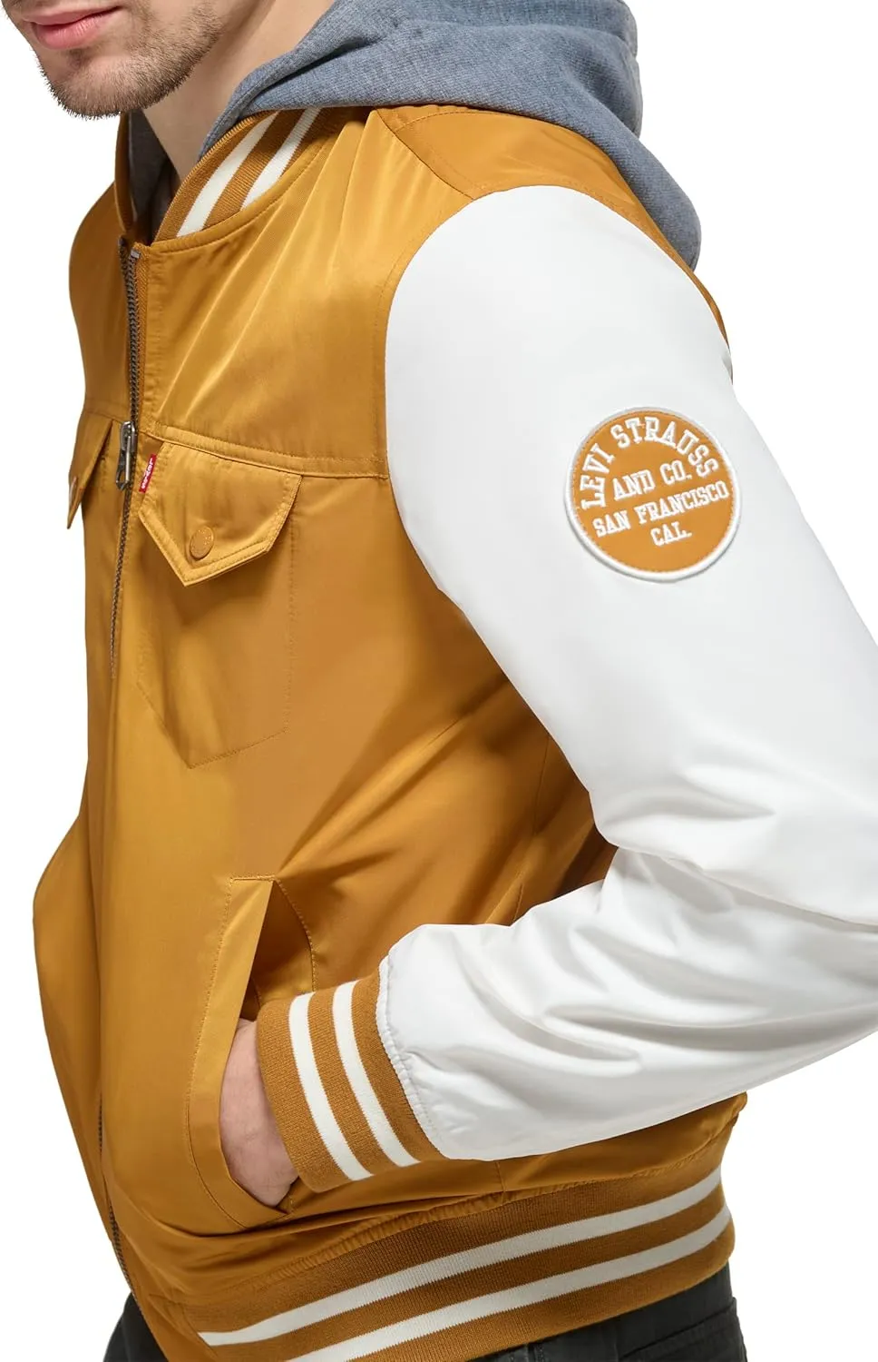 Levi's Men's Colorblock Varsity Bomber Jacket