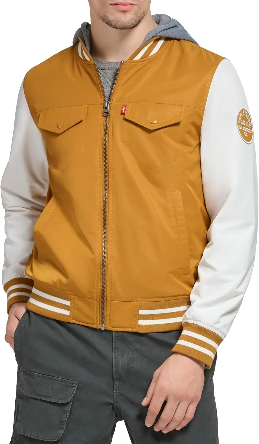 Levi's Men's Colorblock Varsity Bomber Jacket