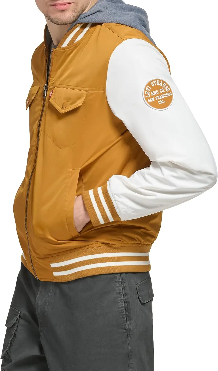 Levi's Men's Colorblock Varsity Bomber Jacket