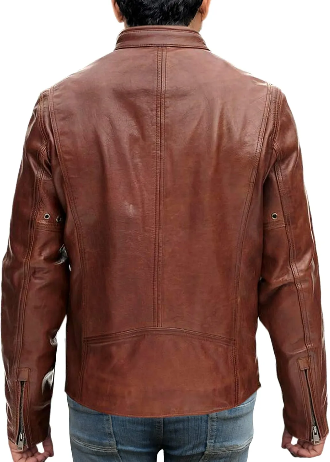 Lightweight Brown Leather Jacket  Soft, Cool, Effortless Style