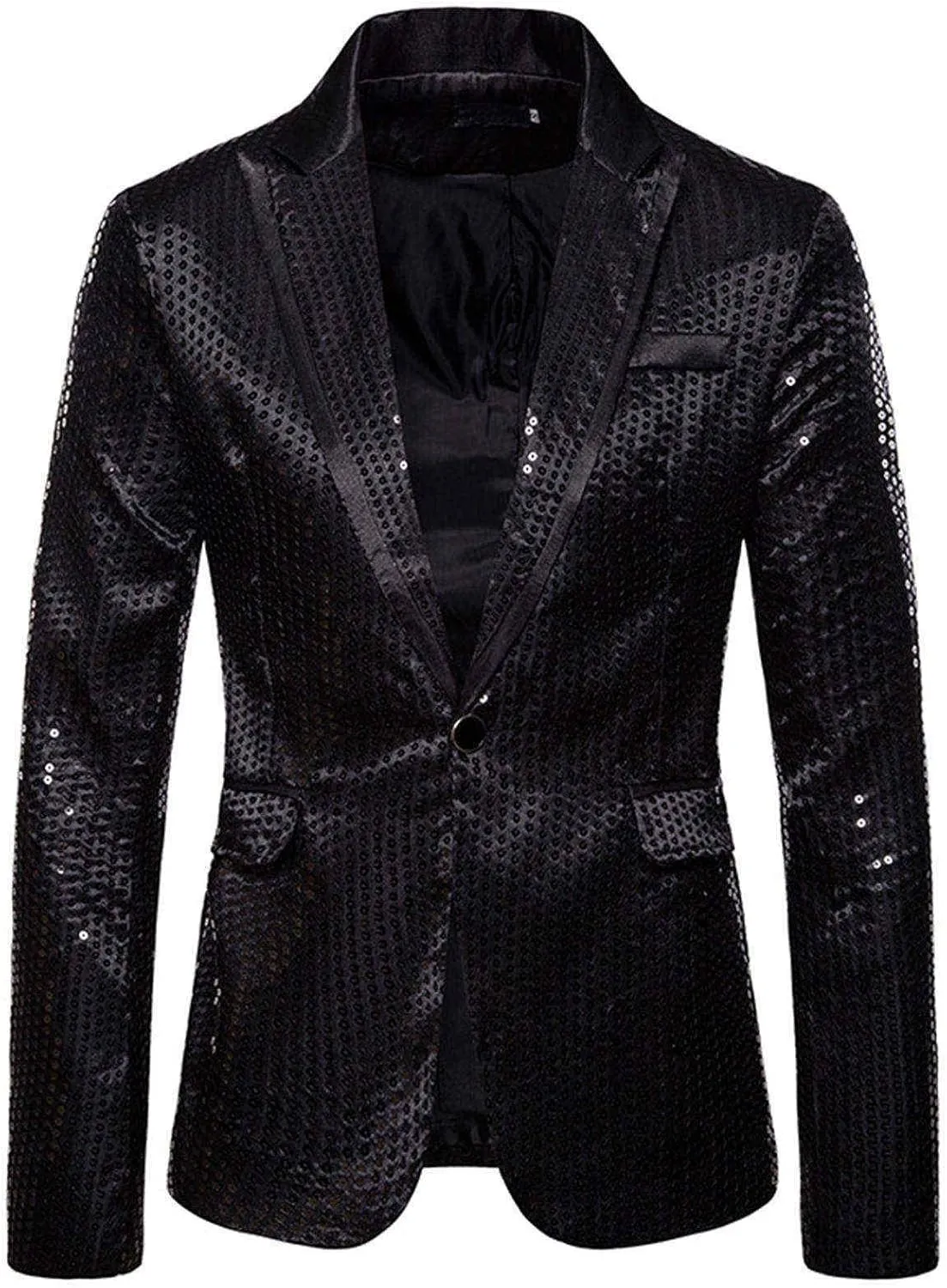 Lightweight Stretch Sports Coats Anti-stain Blazer Mens Suit Slim Fit One Button Solid Tuxedo Acket Business Suits