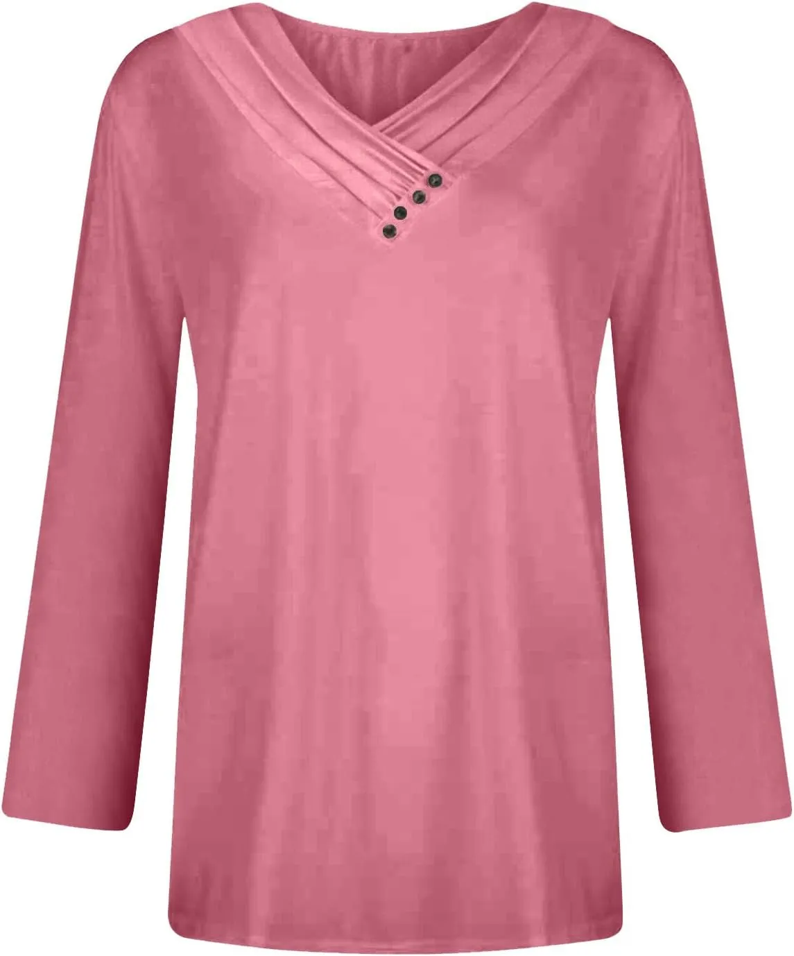 Long Sleeve Shirts for Women Womens Blouses Casual Fall Hippie Shirts Cute Tops Floral Tunics Tops Crew Neck Shirts