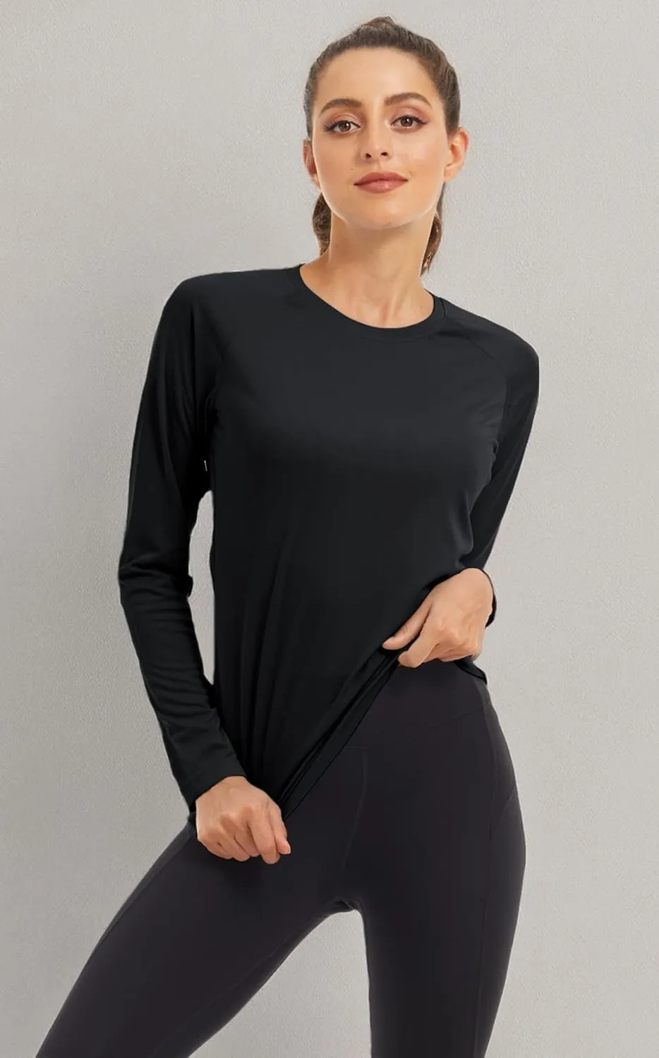 MAGCOMSEN Women's Long Sleeve Shirts UPF 50  Sun Protection Shirts for Hiking Fishing Workout Rash Guard
