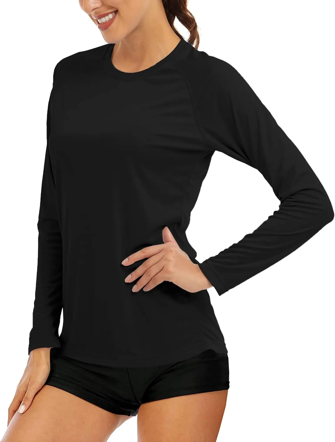 MAGCOMSEN Women's Long Sleeve Shirts UPF 50  Sun Protection Shirts for Hiking Fishing Workout Rash Guard