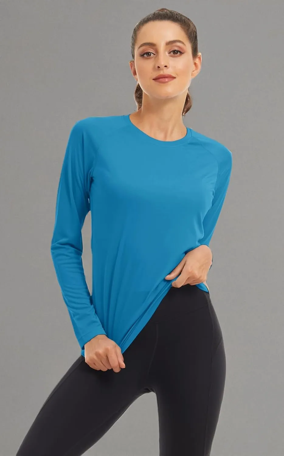 MAGCOMSEN Women's Long Sleeve Shirts UPF 50  Sun Protection Shirts for Hiking Fishing Workout Rash Guard