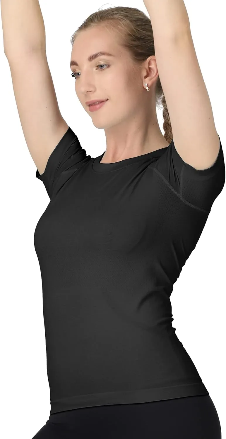 MathCat Workout Shirts for Women,Workout Tops for Women Short Sleeve,Yoga T Shirts for Women,Breathable Athletic Gym Shirts
