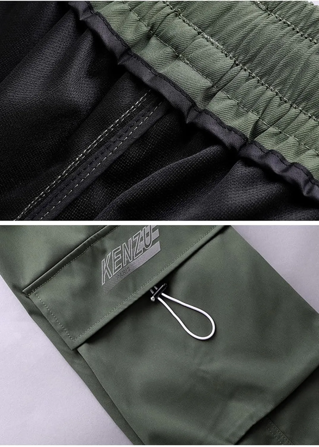 Men Slim Fit Cargo Techwear Pants