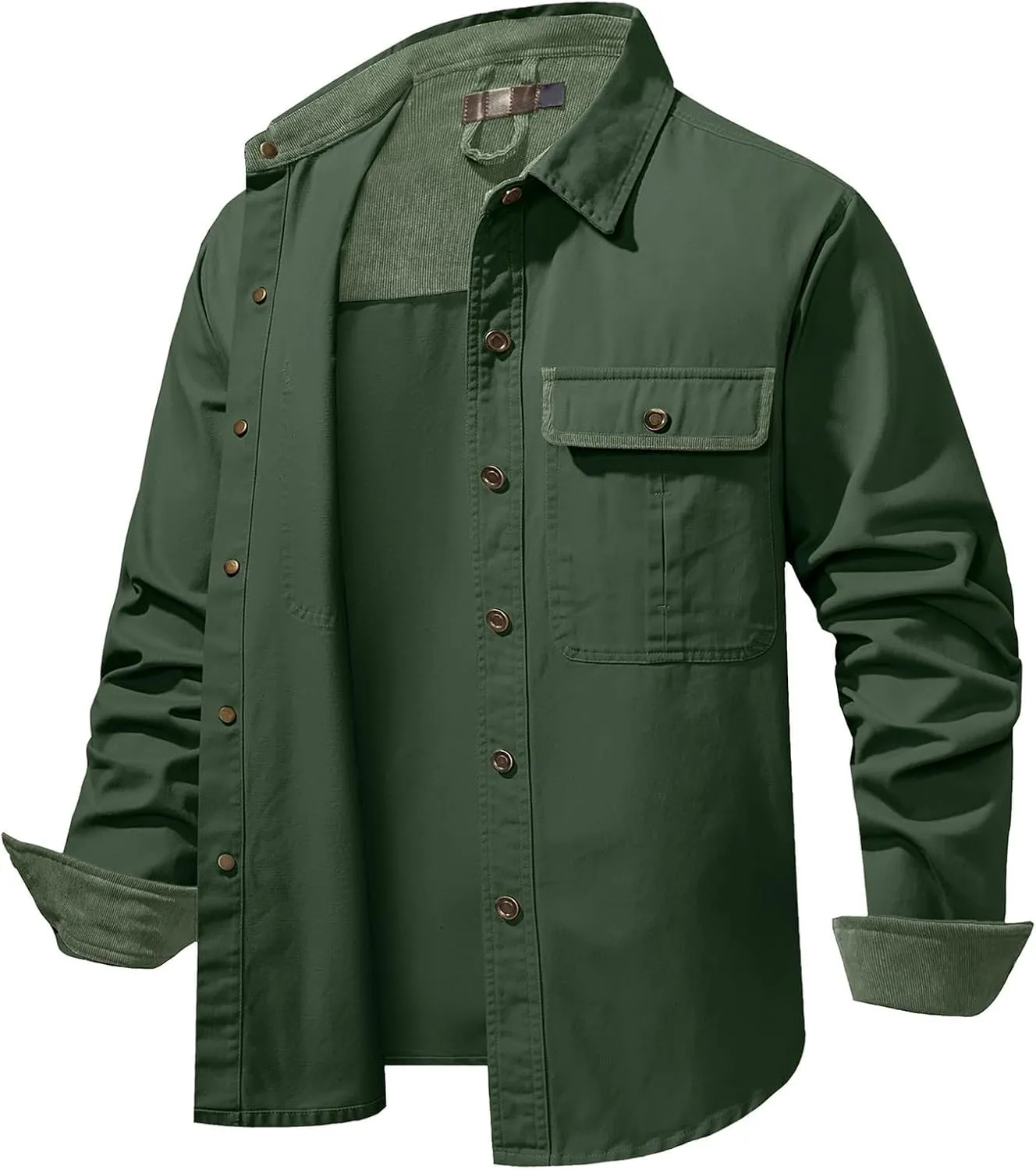 Mens 2023 Dress Shirts Long Sleeve Wrinkle-Resistant Casual Button Down Shirts Solid Formal Dress Shirts Business Top