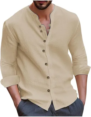 Mens Dress Shirts Long Sleeve Button Down Stretch Shirts Formal Wedding Prom Slim Fit Button Down Shirts Plus Size