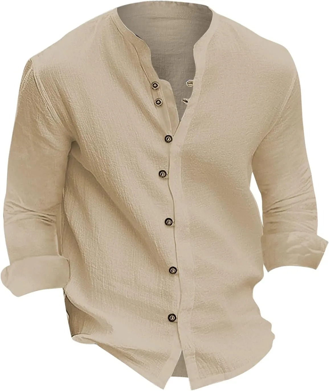 Mens Dress Shirts Long Sleeve Button Down Stretch Shirts Formal Wedding Prom Slim Fit Button Down Shirts Plus Size