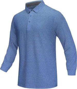 Mens Golf Shirt Dry Fit Performance Polo Shirts for Men Mens Short Sleeve Shirts Casual Work Shirts for Men