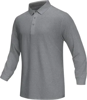 Mens Golf Shirt Dry Fit Performance Polo Shirts for Men Mens Short Sleeve Shirts Casual Work Shirts for Men