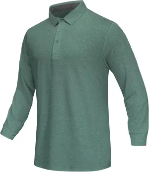 Mens Golf Shirt Dry Fit Performance Polo Shirts for Men Mens Short Sleeve Shirts Casual Work Shirts for Men