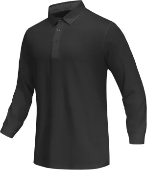 Mens Golf Shirt Dry Fit Performance Polo Shirts for Men Mens Short Sleeve Shirts Casual Work Shirts for Men