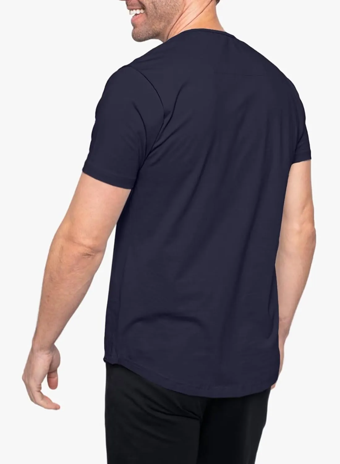 Mens Henley Shirts Short Sleeve Summer Casual V Neck Cotton Tee Shirts
