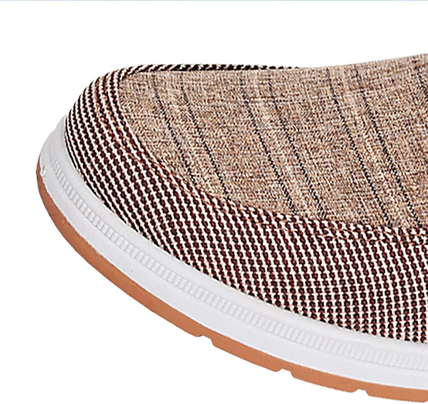 Mens Loafers & Slip-Ons Fashion All Season Men Casual Shoes Flat Bottom Round Toe Non Slip Cloth Shoes Solid