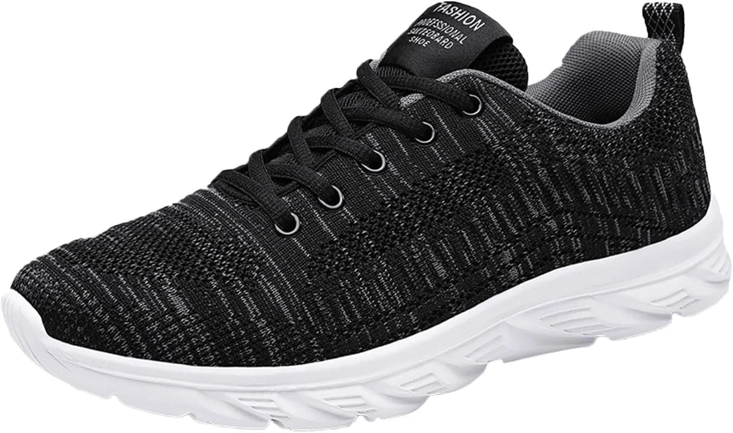 Mens Loafers & Slip-Ons Fashion Men Mesh Mountaineering Casual Sport Shoes Lace Up Solid Color Running Breathable
