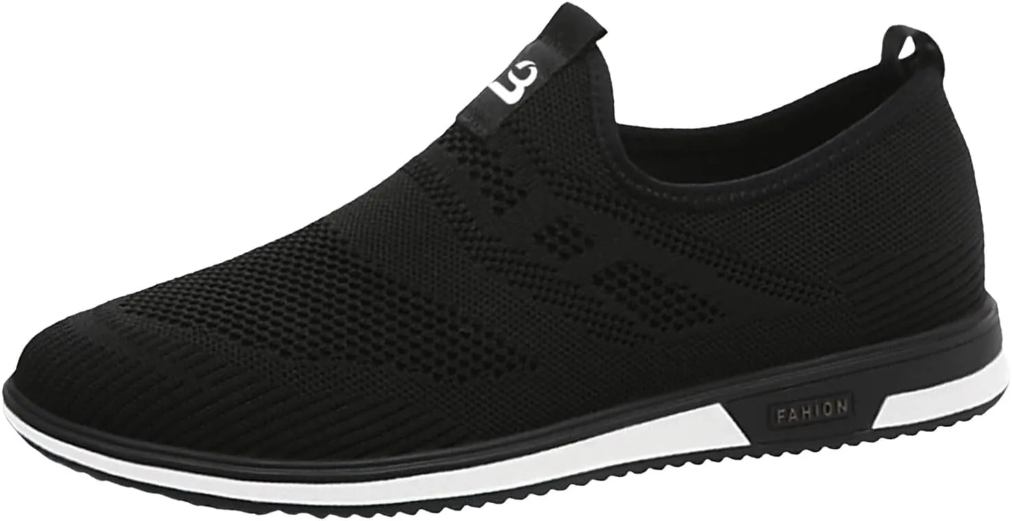 Mens Loafers & Slip-Ons Leisure Men's Shoes Breathable in Spring and Summer Casual Mesh Sports Shoes One Foot