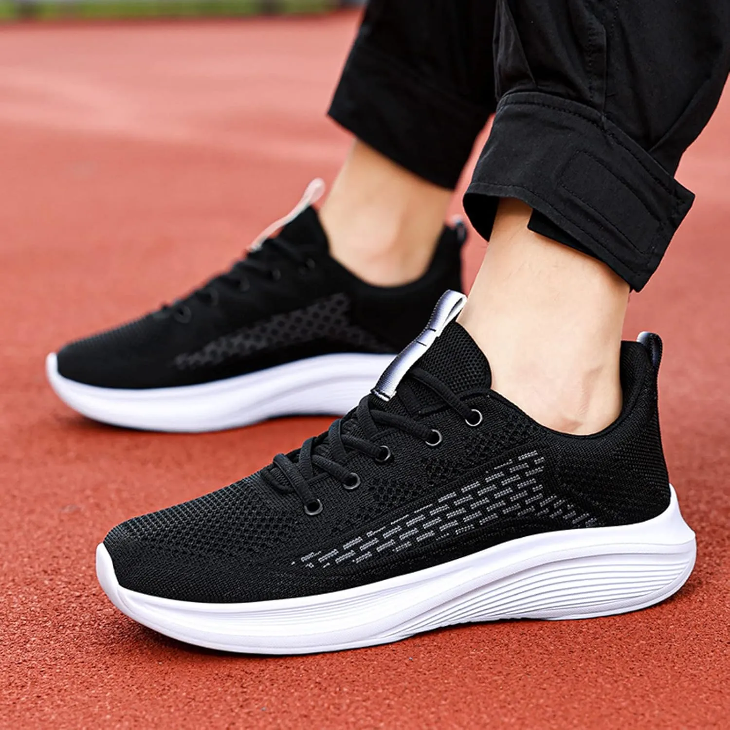 Mens Loafers & Slip-Ons Men Sneakers Fashion Summer New Pattern Mesh Breathable Comfortable Non Slip Lace Up