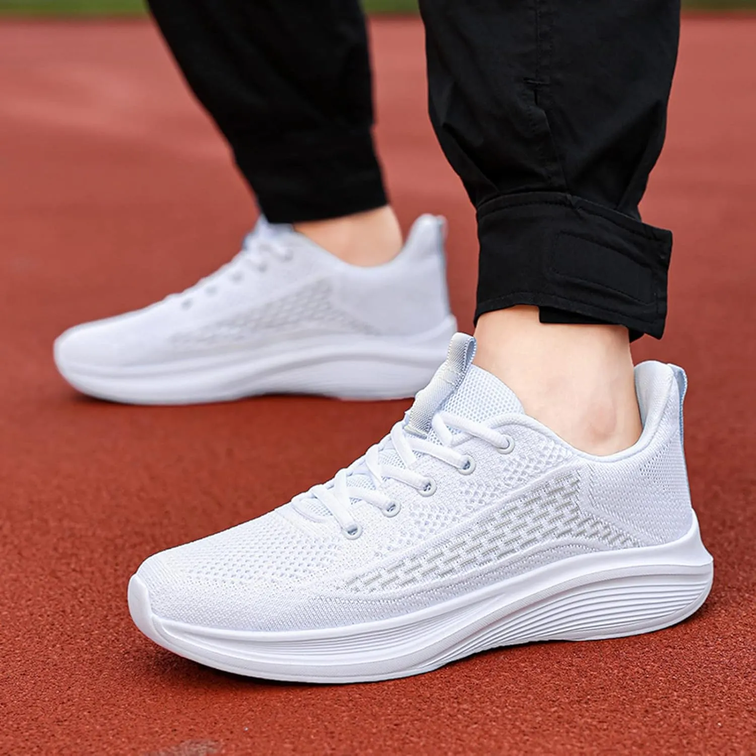 Mens Loafers & Slip-Ons Men Sneakers Fashion Summer New Pattern Mesh Breathable Comfortable Non Slip Lace Up